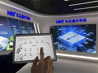 用电脑和平板控制多媒体展厅,米禾数字展厅中控系统集成优势